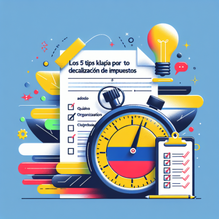 Los 5 Tips Clave para Agilizar tu Declaración de Impuestos Los 5 Tips Clave para Agilizar tu Declaración de Impuestos