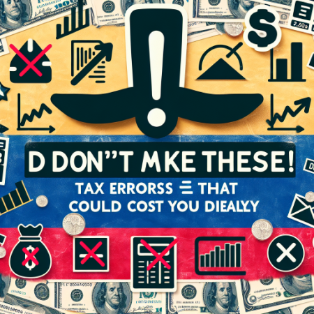 ¡No cometas estos errores! Errores fiscales que podrían costarte caro